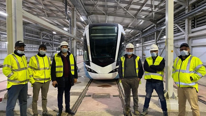 Alstom procède au premier essai pour le tramway de Mostaganem en Algérie